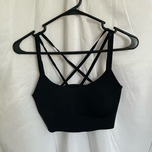 Black sports bra/bralette